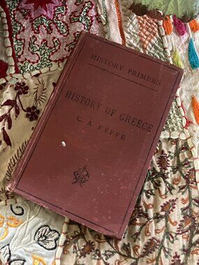 Antique History of Greece Book (c. 1900) - American Book Company